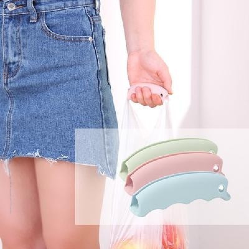 Портативная пластиковая ручка - держатель для переноски продовольственных пакетов