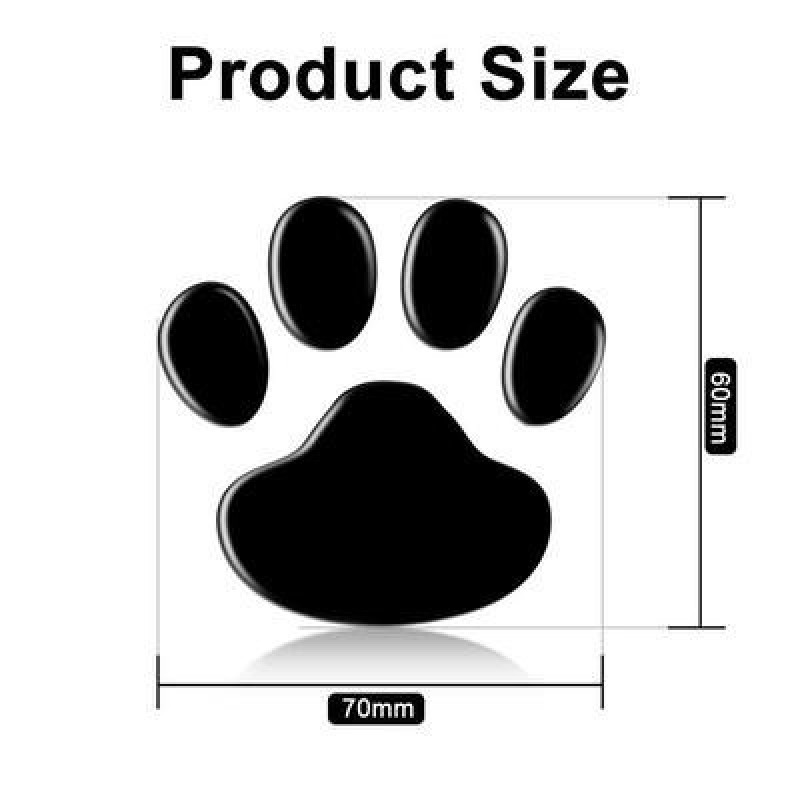 Автомобиль наклейка Cool Design Paw 3D Animal Dog Cat Bear Foot Prints Footprint 3M Decal Car Sticke