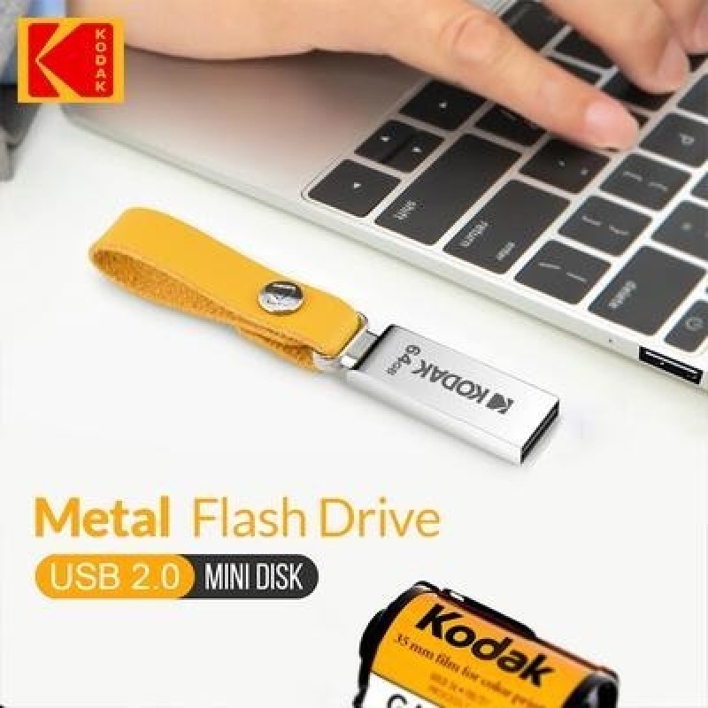 K122 Мини металлический USB флэш-накопитель USB2.0 Pen Drive 16Gb 32Gb 64Gb с ремешком