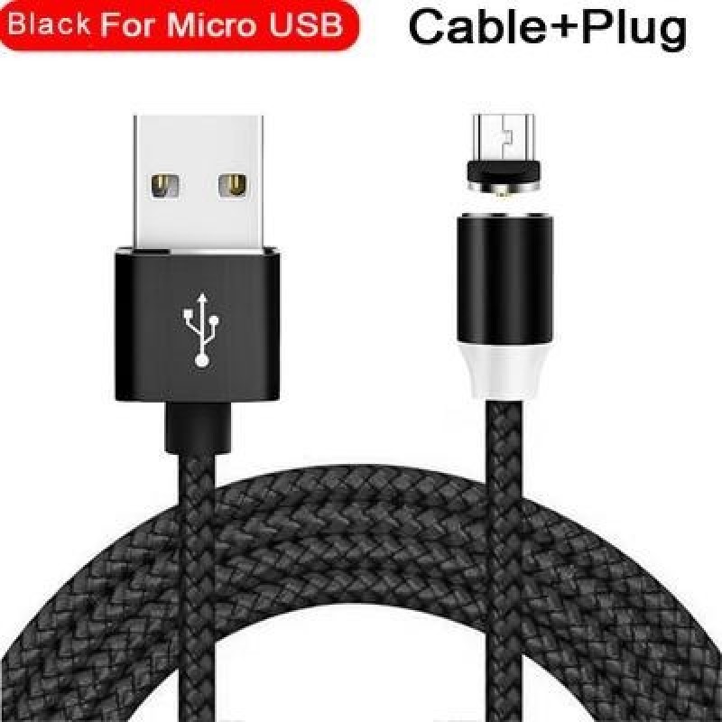 1 M 2A привело микро USB кабель магнитные тип C зарядное устройство кабель IOS USB магнит разъем USB