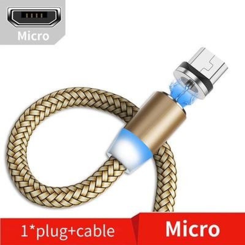 Магнитный зарядный кабель Micro USB для мобильного телефона Samsung Android