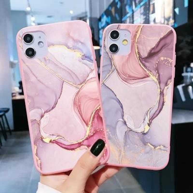 Роскошный мраморный мягкий чехол для телефона Samsung iPhone 12 11 X 8 Pro Huawei Xiaomi Mi Poco X3
