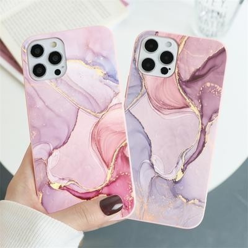 Роскошный мраморный мягкий чехол для телефона Samsung iPhone 12 11 X 8 Pro Huawei Xiaomi Mi Poco X3