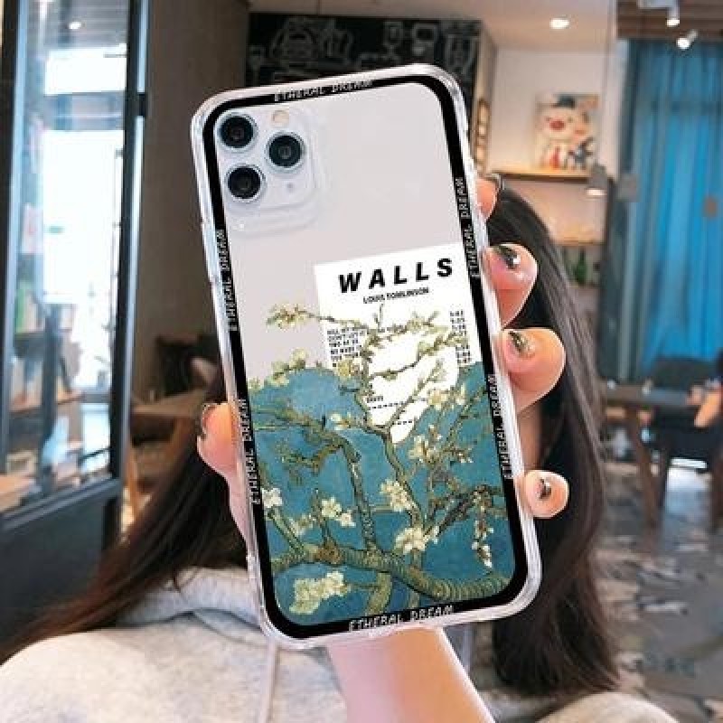 Винтаж Пейзаж Масляная живопись Чехол для iPhone 14 13 12 Pro Max Xiaomi Mi 12 11T Redmi 10C Note 11