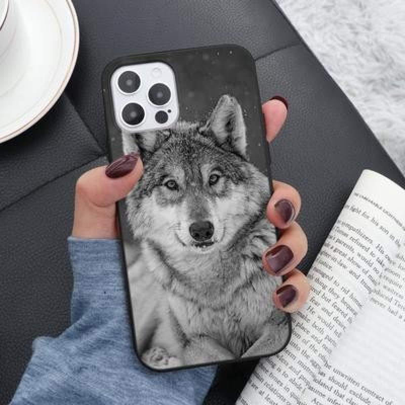 Cat Wolf Мягкий чехол для Samsung A52 A32 A50 A51 S21 A71 A41 iPhone 12 11 Pro Max X XR 8 Huawei P40