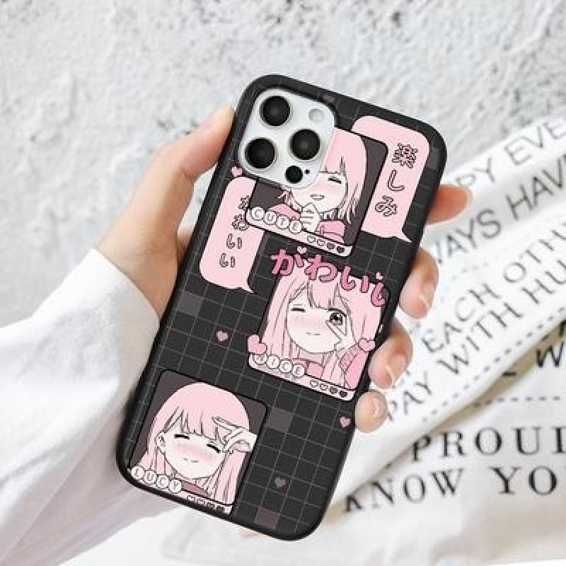 Симпатичный Аниме Девушка Женщины Мужчины Чехол для телефона для iPhone 13 12 11 Pro Max Samsung S22