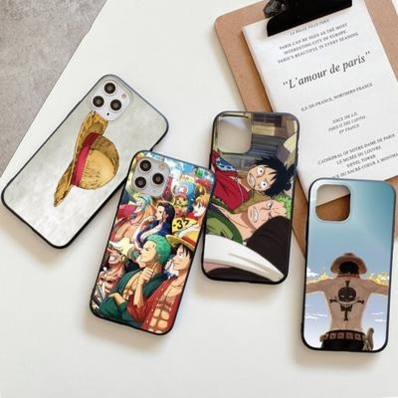 Аниме ONE PIECE Мужской чехол для телефона для Samsung Galaxy A12 A22 A70 A52 iPhone 13 12 11 Pro Ma