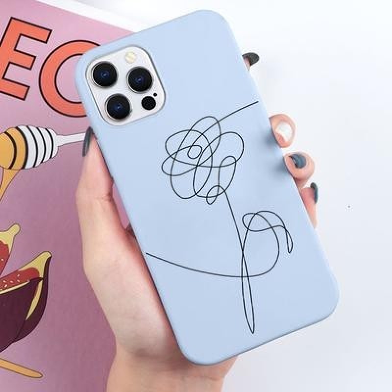 Пара линия сердце цветок чехол для iPhone 13 12 11 Pro Max XS Xiaomi Redmi Note 10 9 8 Pro Max Samsu