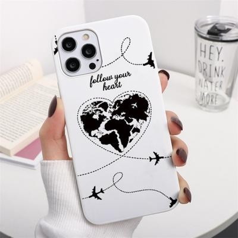 Самолет Мягкий чехол для iPhone 12 11 Pro Max XR 7 Samsung A52 A32 A50 A51 S21 S20 A12 A72 Huawei Xi