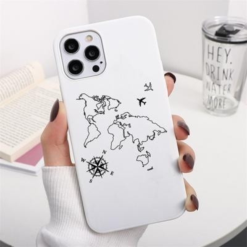 Самолет Мягкий чехол для iPhone 12 11 Pro Max XR 7 Samsung A52 A32 A50 A51 S21 S20 A12 A72 Huawei Xi