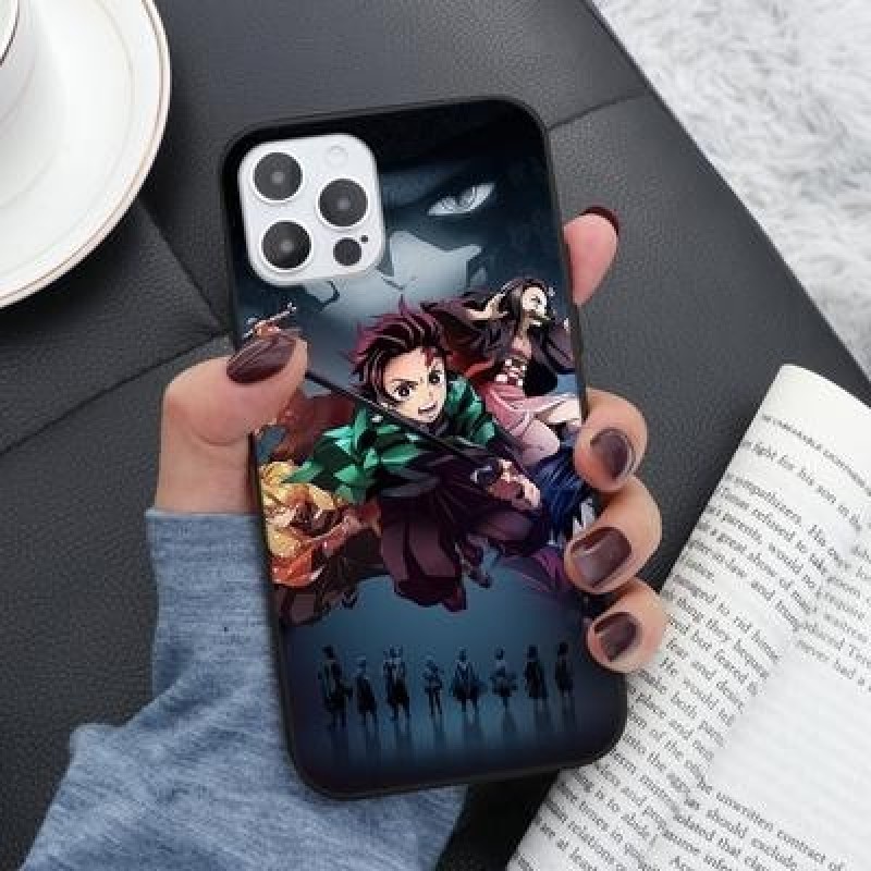 Ghost Slayer Мягкий чехол для телефона для iPhone 13 14 12 11 Pro Max 8 Samsung A52 A53 A51 A50 A12