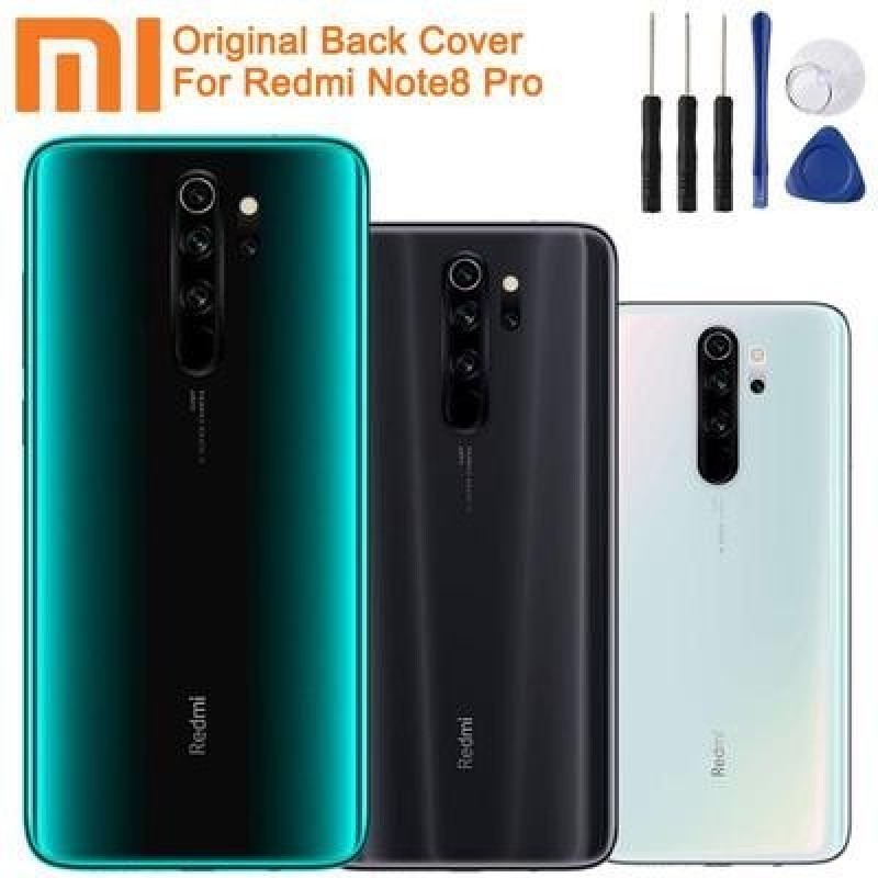 Оригинальная задняя крышка батареи Xiaomi для Xiaomi Redmi Note8 Pro Note 8 Pro Стеклянный корпус ко