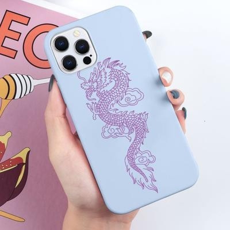 Китай Дракон Пара Печать Чехол для телефона для iPhone 13 12 11 Pro Max XR Xiaomi Redmi Note 10 9 8