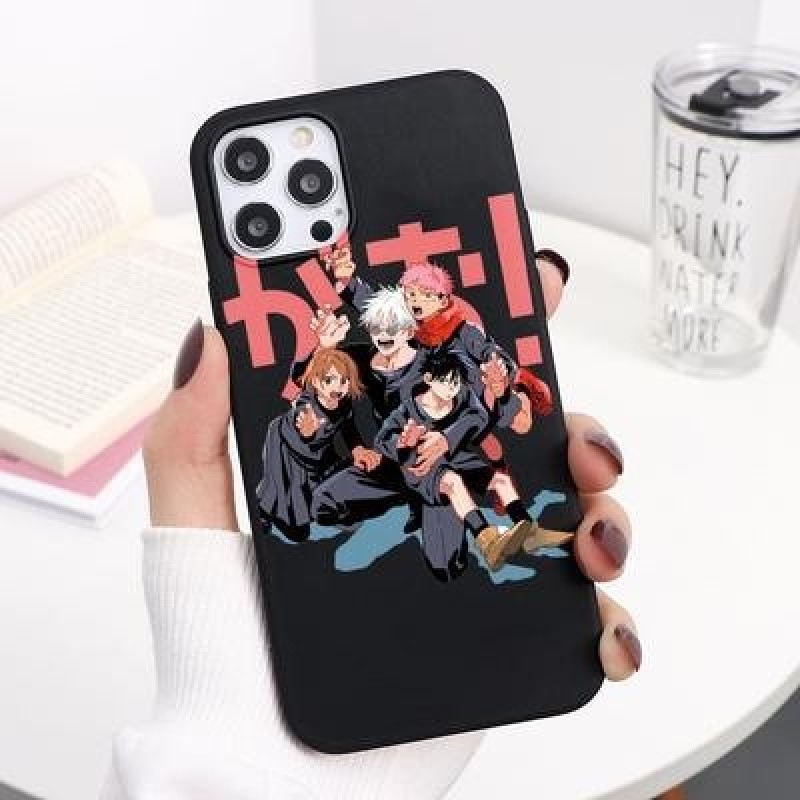 Мультфильм Джиу-джитсу Кайсен Аниме Чехол для телефона для iPhone 13 12 11 Pro Max 8 7 Samsung Galax