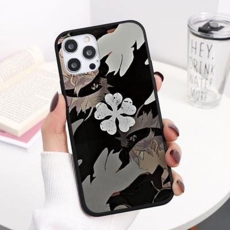 Аниме Черный клевер Чехол для телефона для iPhone 13 SE 2022 12 11 Pro Max XR X XS Samsung A33 A52 S