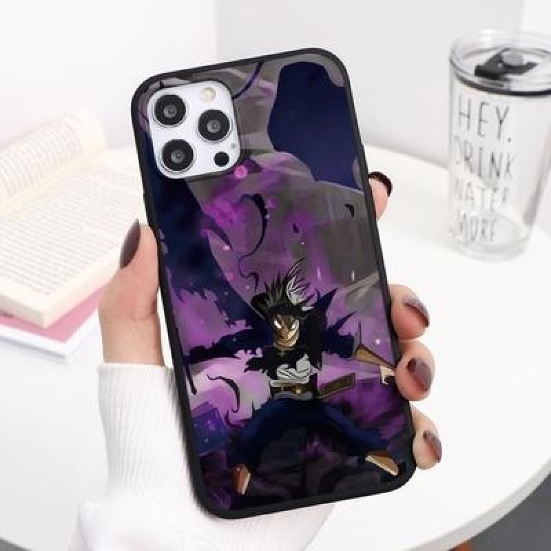 Аниме Черный клевер Чехол для телефона для iPhone 13 SE 2022 12 11 Pro Max XR X XS Samsung A33 A52 S