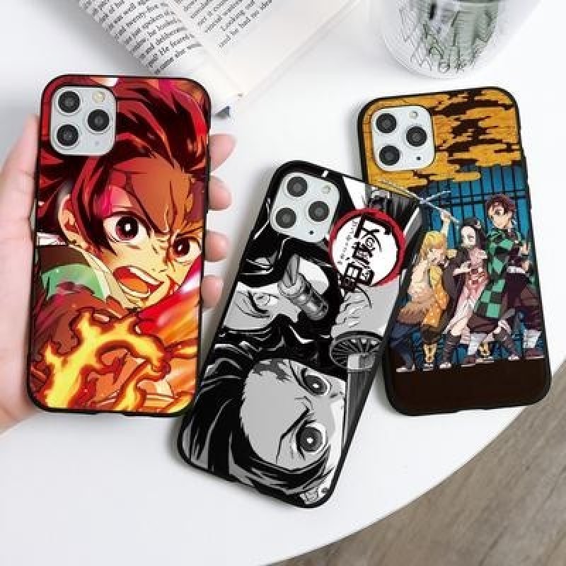 Аниме Демон Убийца Чехол для телефона для iPhone 12 mini 11 Pro 8 7 6 Plus SE 2020 X XR XS Max Samsu