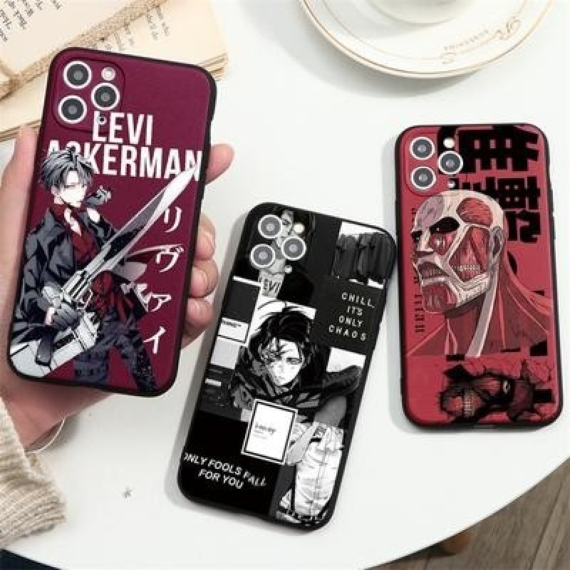 Аниме Атака на Titan Мягкий чехол для Samsung A52 A32 A50 A51 S21 iPhone 12 11 Pro Max X XR Huawei P