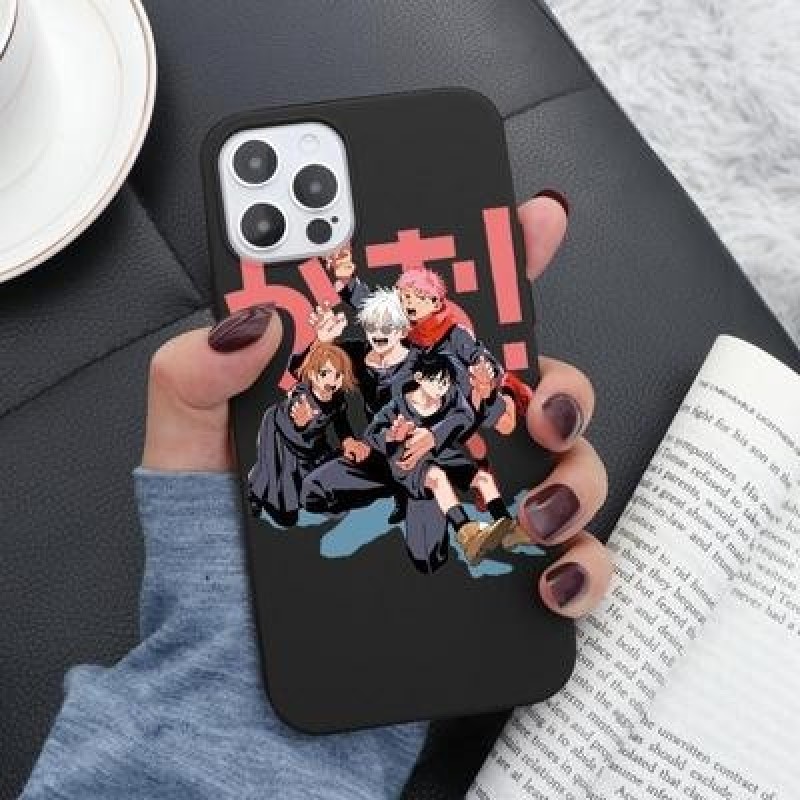 Джиу-джитсу Kaisen Soft TPU Чехол для iPhone 13 12 11 Pro Max XR X Samsung A52 A32 A50 A51 S21 A12 A