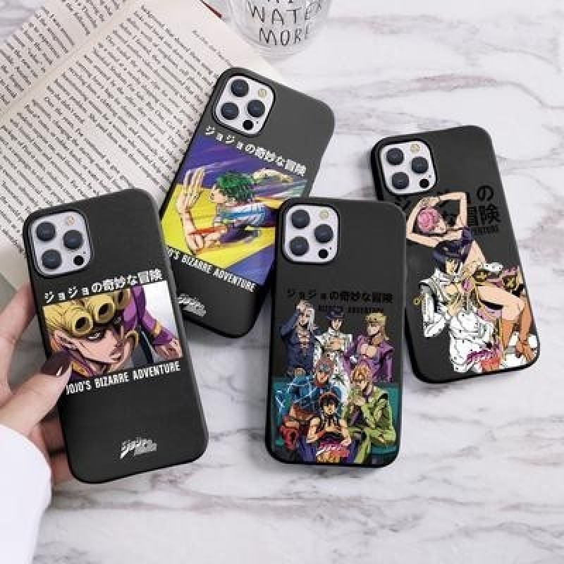 JoJo's Причудливое приключение Аниме Мультфильм Чехол для телефона для iPhone 11 12 13 XR XS Xiaomi