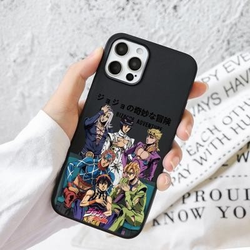 JoJo's Причудливое приключение Аниме Мультфильм Чехол для телефона для iPhone 11 12 13 XR XS Xiaomi