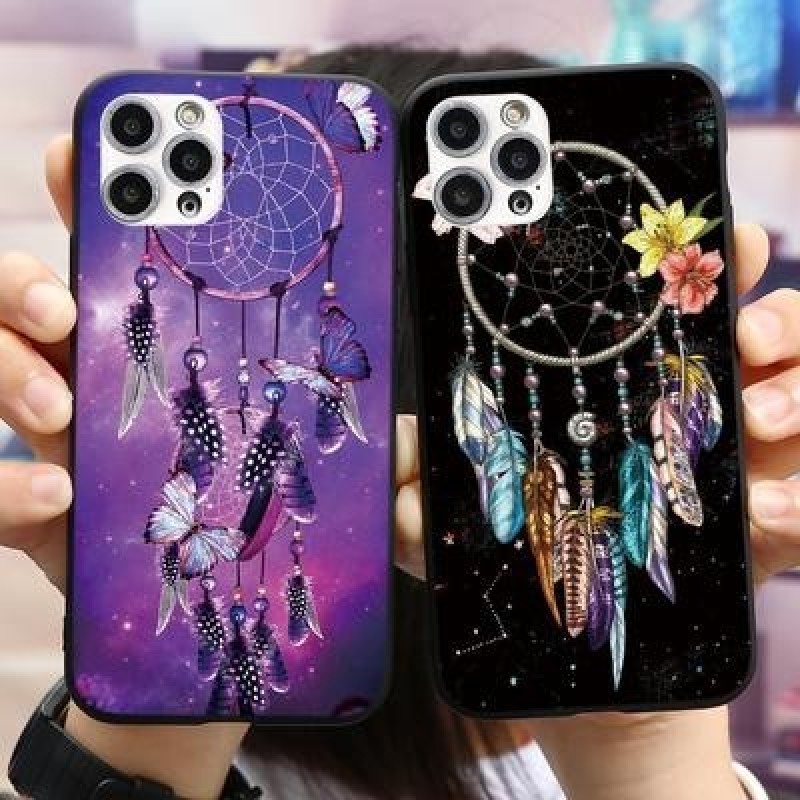 Бабочка Dream Catcher Чехол для iPhone 12 11 Pro X XR XS Max 8 7 6 Plus SE 2020 Samsung F12 A72 A22