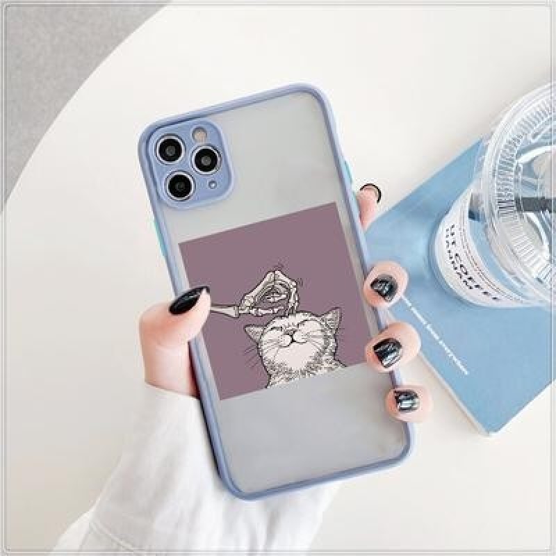 Модные черепные чехлы для телефона для iPhone 11 12 Pro MAX Mini X XS Max XR SE 2020 для iPhone 7 8