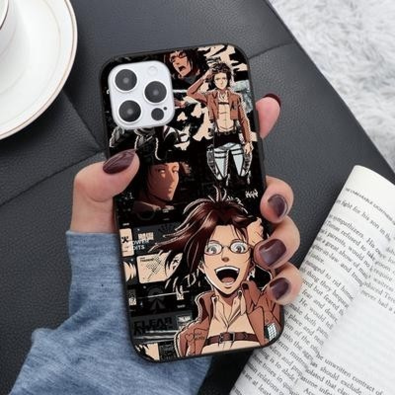 Атака на Titan Мягкий чехол для iPhone 13 12 11 Pro Max XR Samsung A52 A32 A50 A51 S21 S20 A12 Huawe
