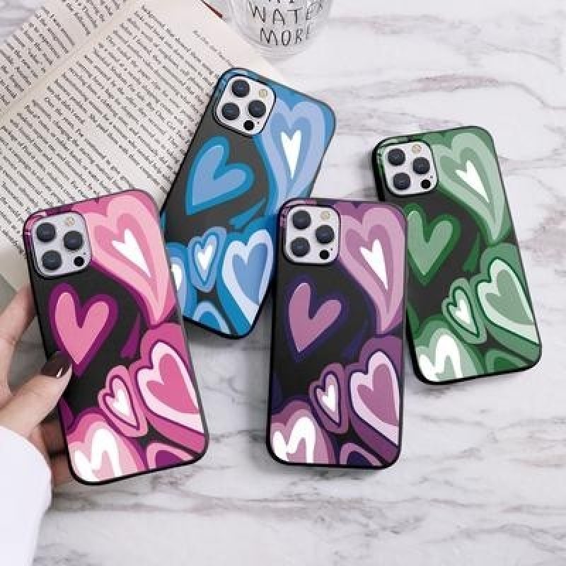 Арт Пара Сердце Чехол для iPhone 13 12 11 Pro Max Xiaomi Redmi Note 10 9 8 7 Pro Max Samsung A52 A22