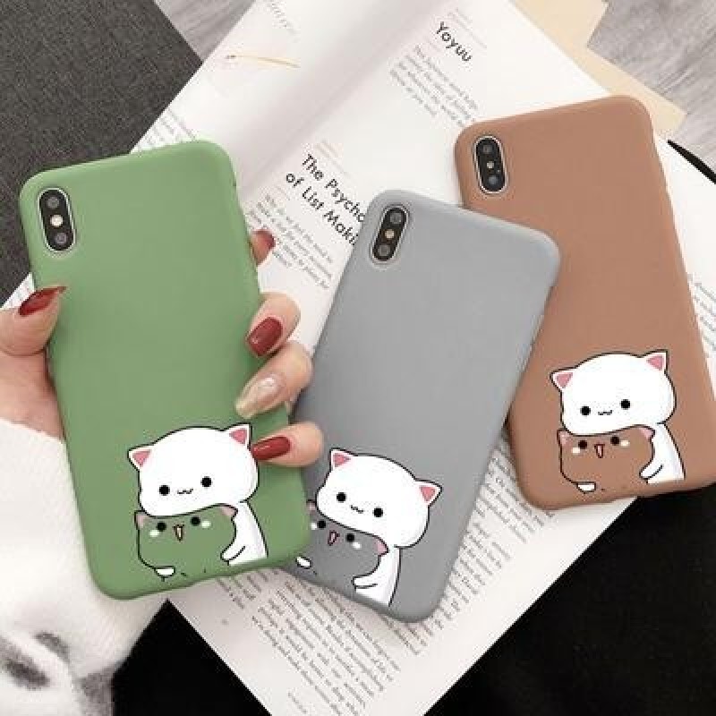 Симпатичная пара кошек Чехол для Samsung Galaxy A50 A51 A52 A72 A10 A12 A20 A32 A41 S10 S20 S21 Plus