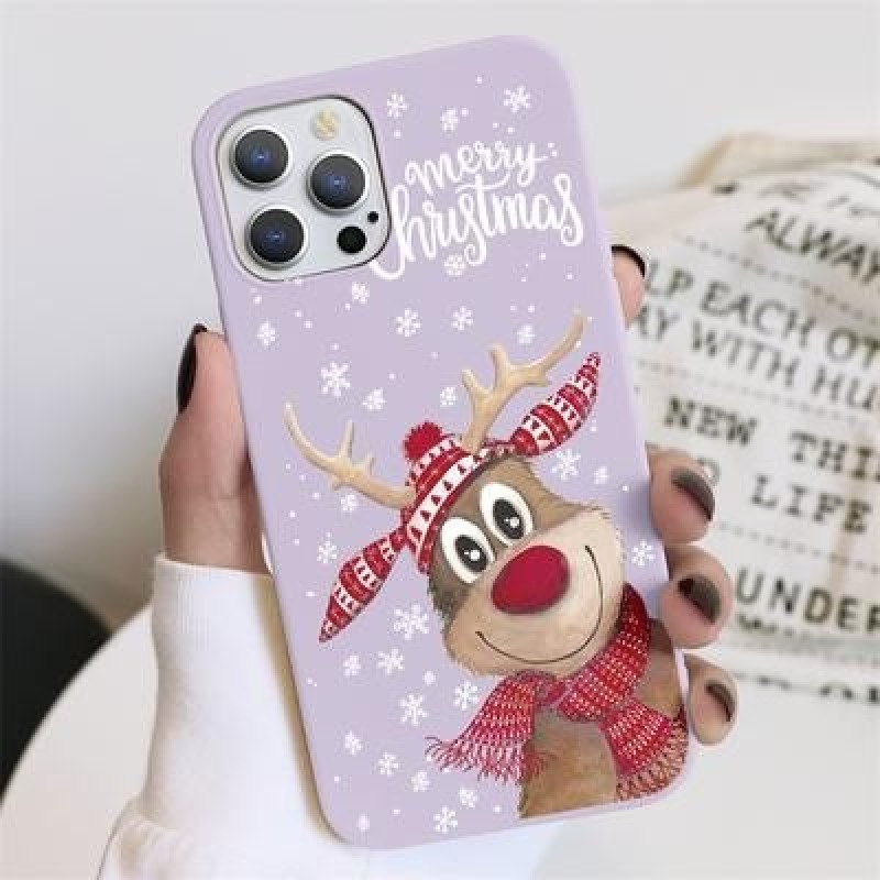 Рождественский мягкий чехол из ТПУ для iPhone 13 12 11 Pro Max XR Samsung A52 A32 A50 A51 S21 S20 A1