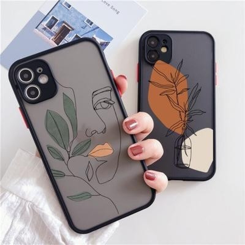 Abstrat Art Line Coque для iPhone 12 мини обложка iPhone 11 Pro Max X XR XS Max 8 7 6 Plus Чехол для