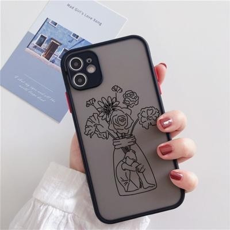 Abstrat Art Line Coque для iPhone 12 мини обложка iPhone 11 Pro Max X XR XS Max 8 7 6 Plus Чехол для