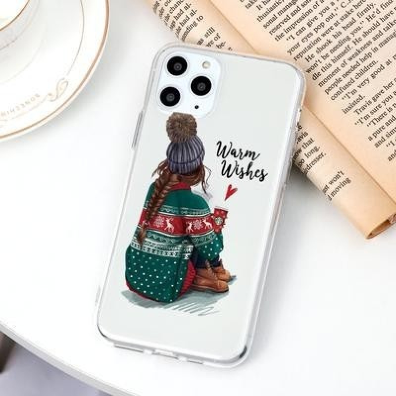 Счастливой рождественской елки женщины Чехол для телефона для iPhone 13 12 11 Pro Max Samsung Galaxy
