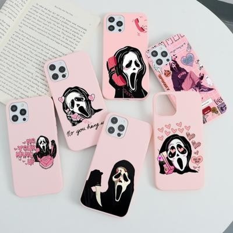 Ghostface Horror Scream TPU Чехол для телефона для iPhone 14 13 12 11 Xiaomi Redmi Note 11 10s 9 8 P
