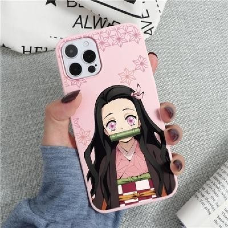 Демон Slayer Аниме Чехол для телефона для iPhone 12 11 Pro 8 7 6 Plus 5s SE 2020 X XR XS Max Samsung