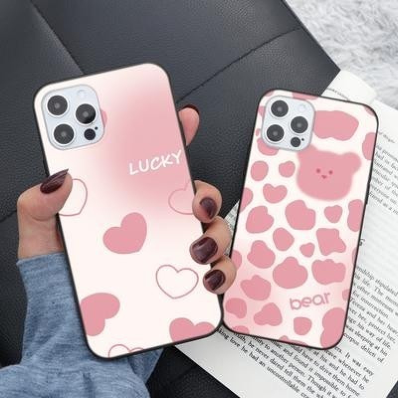 Мультфильм Медведь Мягкий чехол для телефона для iPhone 14 13 12 11 Pro Samsung A53 A52 A51 A50 A13
