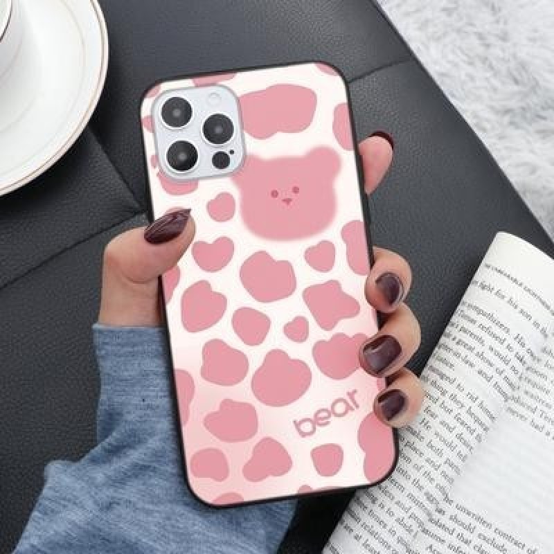 Мультфильм Медведь Мягкий чехол для телефона для iPhone 14 13 12 11 Pro Samsung A53 A52 A51 A50 A13
