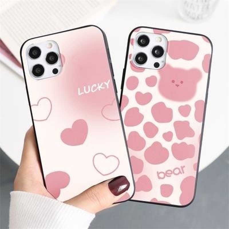 Мультфильм Медведь Мягкий чехол для телефона для iPhone 14 13 12 11 Pro Samsung A53 A52 A51 A50 A13