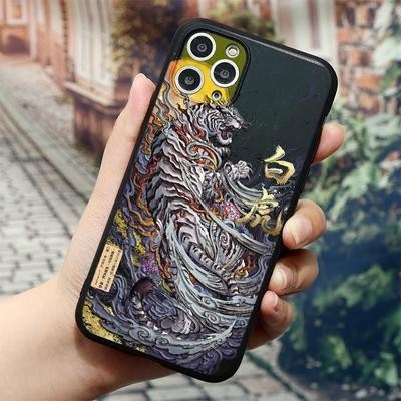 Dragon Phoenix TPU 3D рельефная крышка для iPhone 13 12 14 11 Pro Max SE 2022 Samsung A53 A50 A30 A7