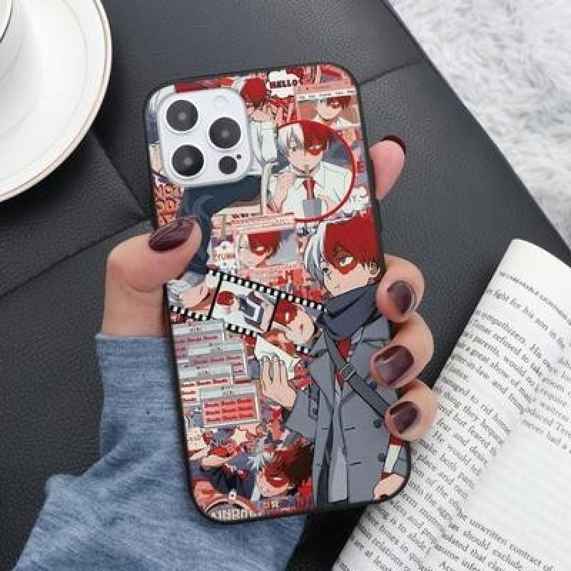 My Hero Academia Мягкий чехол для iPhone 12 11 Pro Max XR 7 Samsung A52 A32 A50 A51 S21 A12 A72 A71