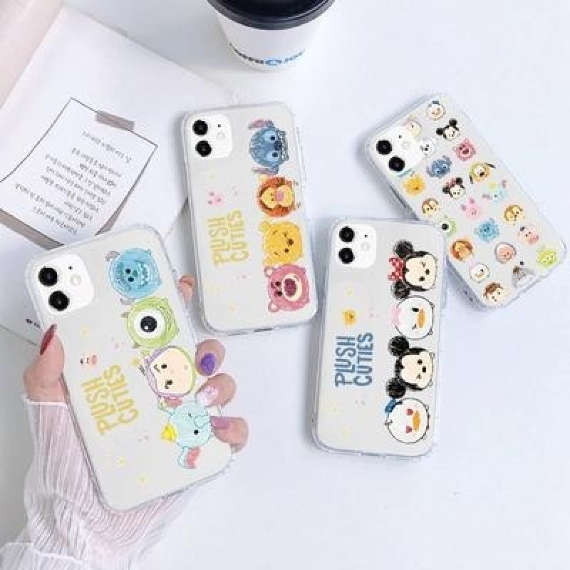 Симпатичный мультяшный чехол для iPhone 14 13 12 11 Pro Max SE 2020 7 Xiaomi Mi 12T 11T Redmi Note 1