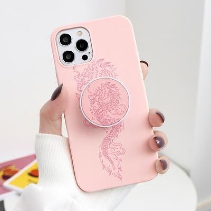 Dragon Animal Pattern Складной держатель Крышка для Samsung Galaxy A20s S30 S10e F12 iPhone 13 12 11