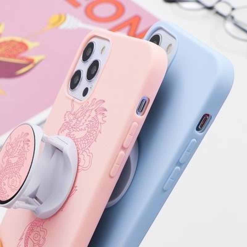 Dragon Animal Pattern Складной держатель Крышка для Samsung Galaxy A20s S30 S10e F12 iPhone 13 12 11