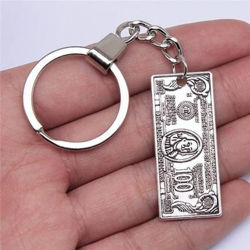 1 штука 42x18mm Деньги Сша Доллар Обереги ключ держатель лучший подарок