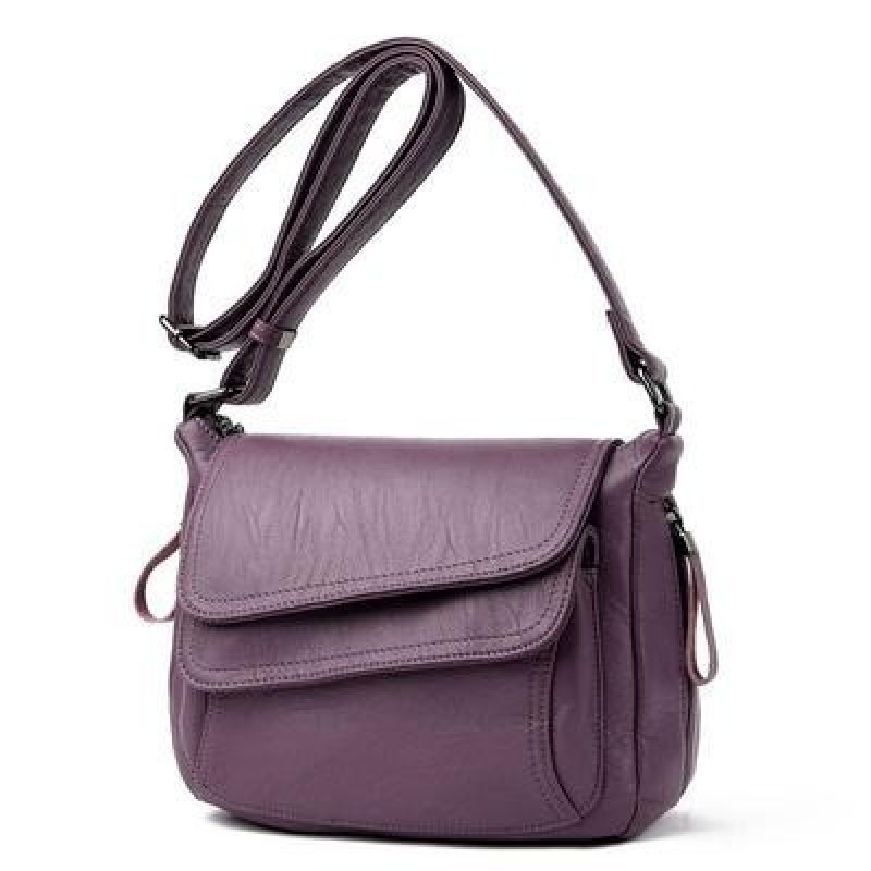 2022 Лето Новая мягкая кожа Роскошная женская сумка Crossbody Bag Ladies Fashion All-match Large-cap
