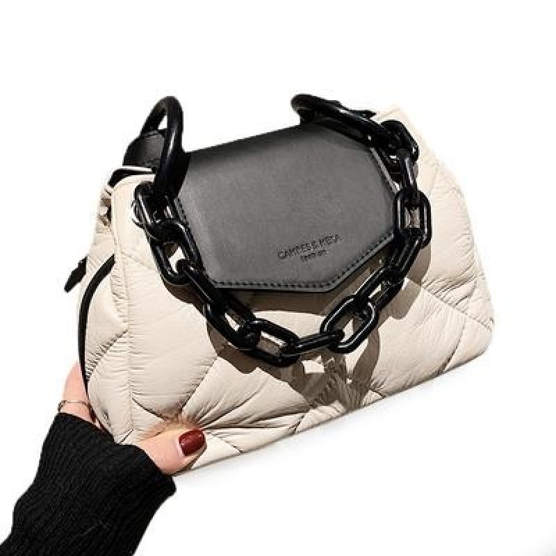 Kawaii Tote Сумка 2022 Хит Зимний PU Кожаная мягкая стеганая женская дизайнерская сумочка Роскошный
