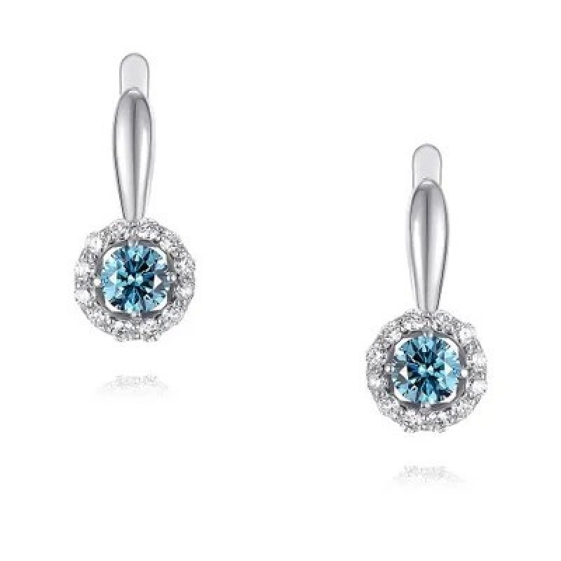 Золотые (сережки) серьги Адамас 585 пробы женские