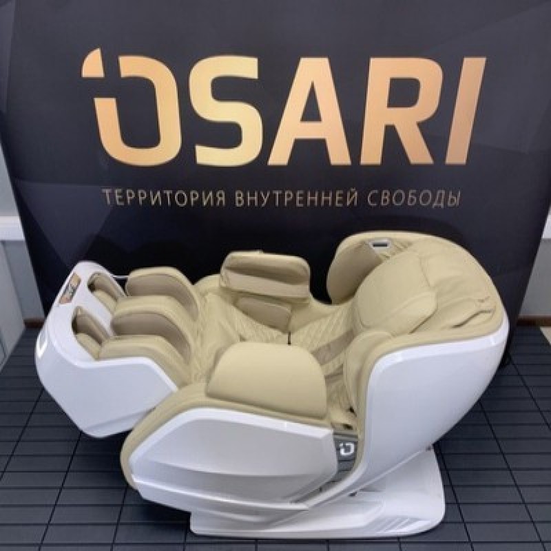 Массажное кресло OSARI GALAXY 4D цвет бежево-белый