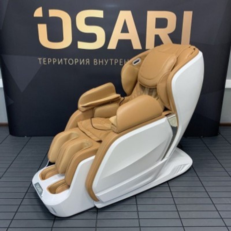 Массажное кресло OSARI GALAXY 4D цвет коричнево-белый